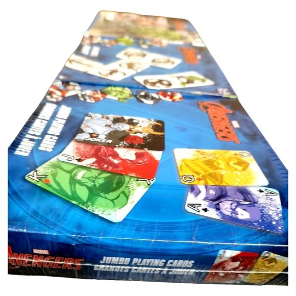 Marvel Avengers Jumbo Playing Cards Dominoes & Puzzle Set Kids Entertainment - Picture 4 of 5